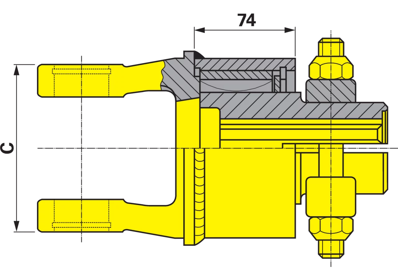 Freilauf F5/2L W2500 1 3/4-20 56.123.41 Walterscheid