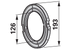 Gleitring W2580, 126 x 193 mm, für Weitwinkeltrichter 82.83.15 Walterscheid