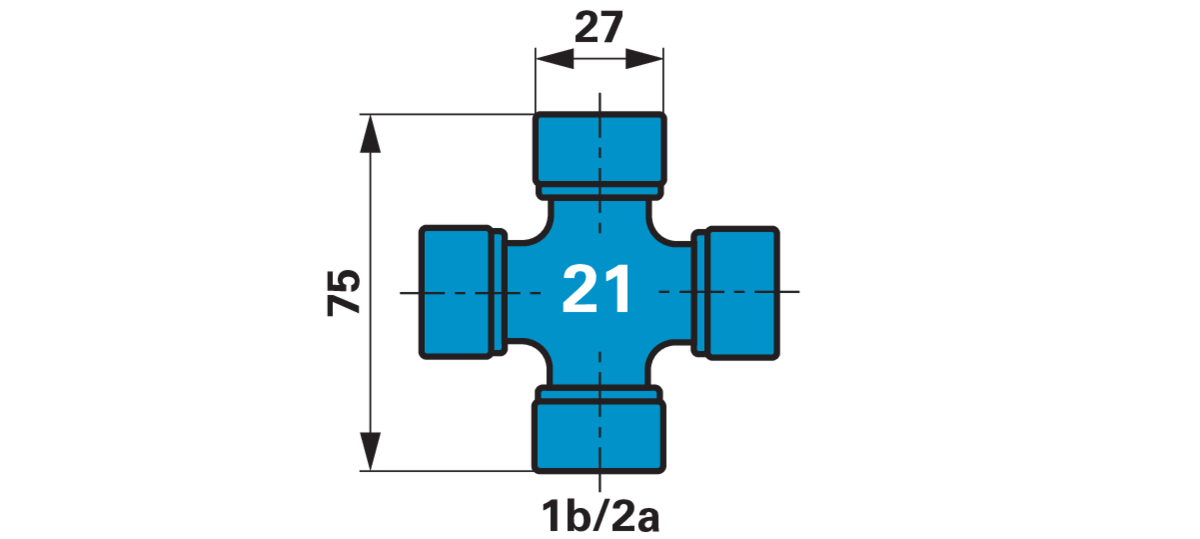 Walterscheid Gelenkwelle W2300S, 1.010 mm, ST25Z mit Büchsenbodenschmierung Walterscheid