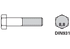 Sechskantschraube M7 x 60 mm, Güte 8.8 60.11.03, DIN931 Walterscheid