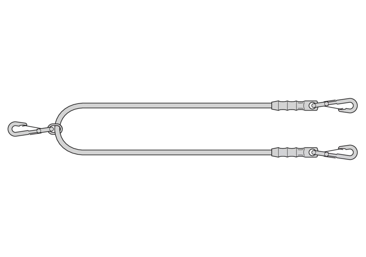 Walterscheid Betätigungsseil für Unterlenker 305393 L = 3500 mm Walterscheid
