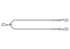 Walterscheid Betätigungsseil für Unterlenker 305393 L = 3500 mm Walterscheid