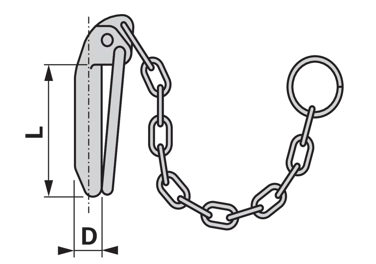 Walterscheid Klappstecker mit Kette 305855 Walterscheid