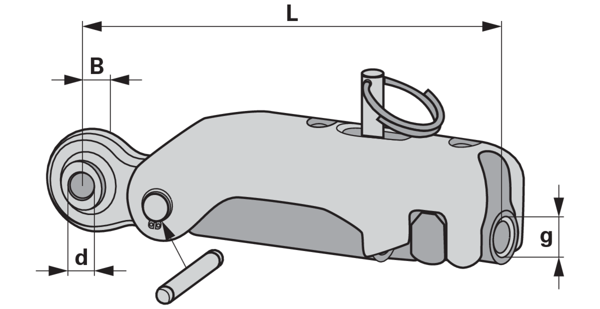 Walterscheid Grundkörper ASST-B 10309100 – Detailansicht Innengewinde M30 x 3,5