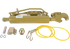 Oberlenker hydraulisch, Kat. 3, 90 mm, Länge 637 mm, ohne Gabelkopf bis ca. 200 PS Walterscheid