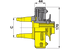 Reibscheibenkupplung W2400, K92, 1 3/8-6, 900 Nm, mit Ziehverschluss 56.220.16 Walterscheid