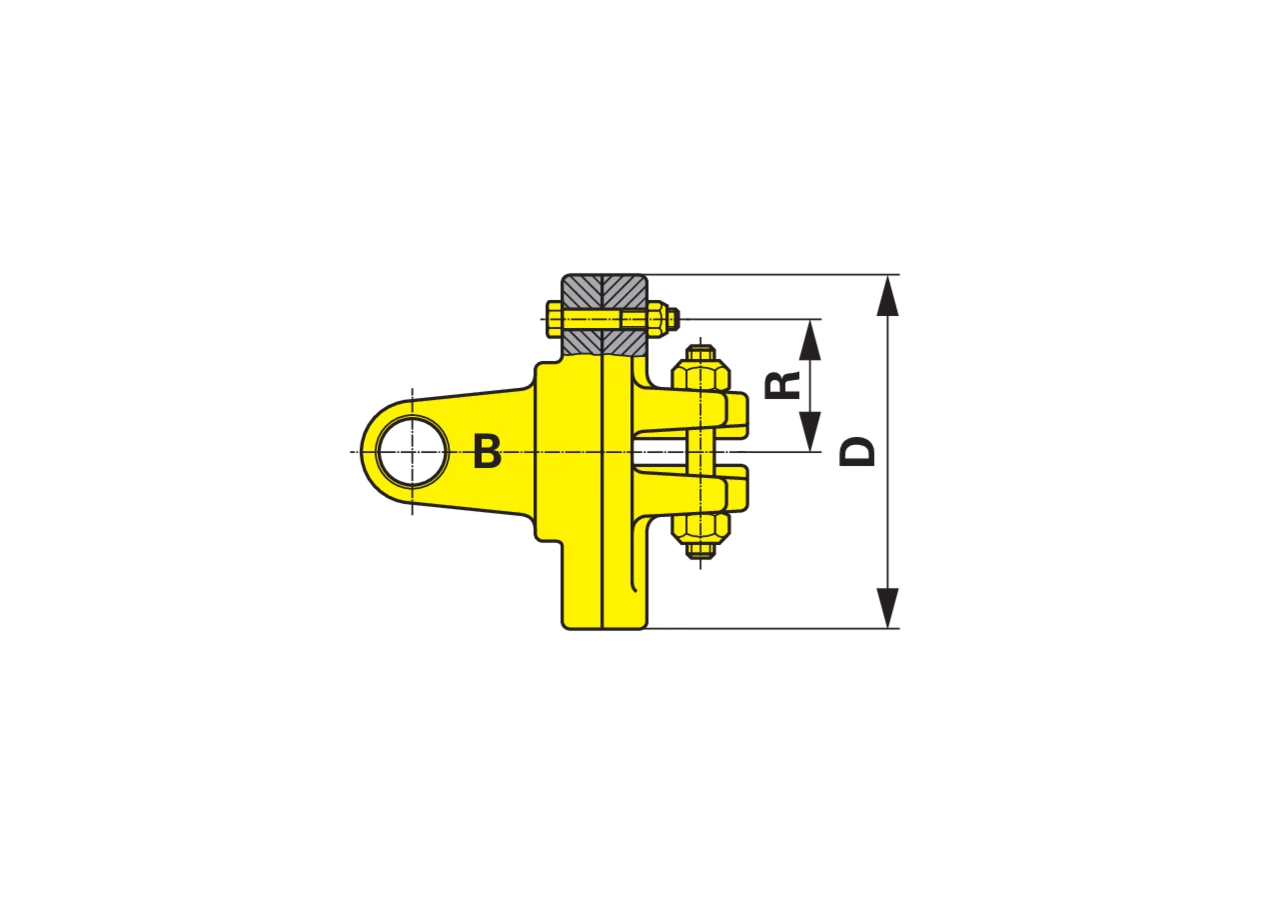 Scherbolzenkupplung W2500, KB61/20, 1 3/8-6, 3.600 Nm 57.144.18 Walterscheid