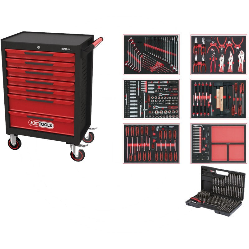 KS Tools Werkstattwagen 7Schubladen, WKZ