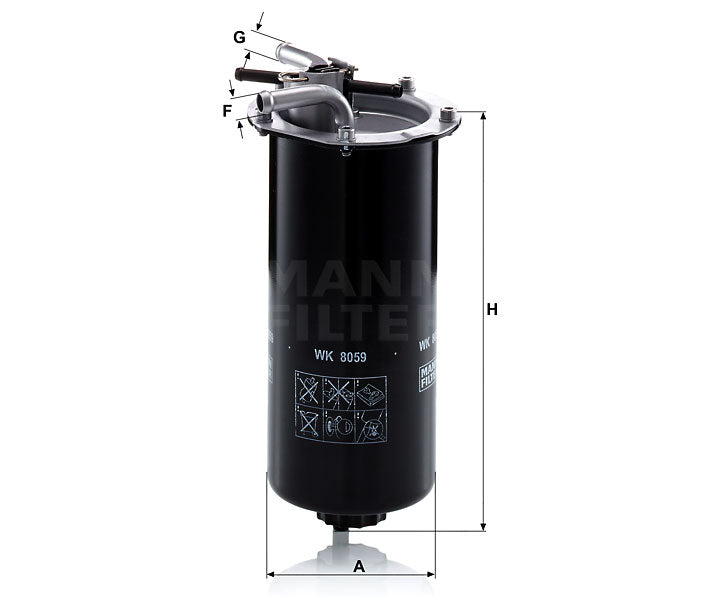 MANN FILTER Kraftstofffilter EAN Codes 4011558333942 MANN FILTER