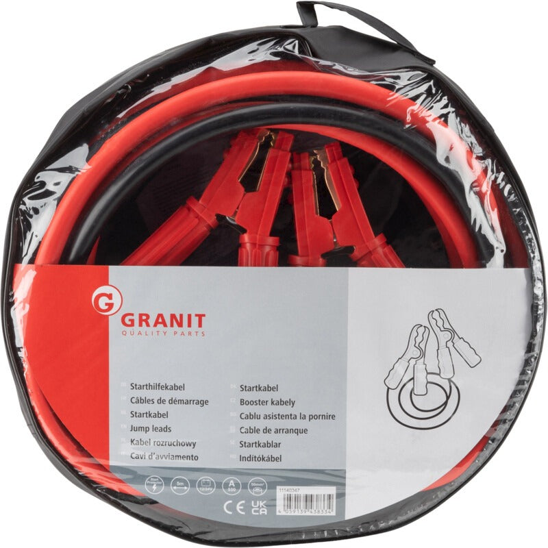 GRANIT Starthilfekabel 50 mm² mit Überspannungsschutz für Ba