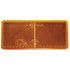 ASPÖCK Rückstrahler 90x40 mm gelb geklebt – Breite 90 mm
