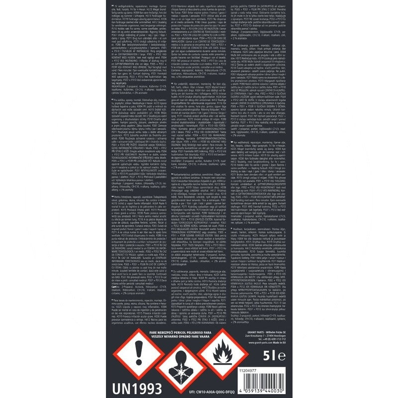 GRANIT BLACK EDITION Bremsenreiniger Plus 5L – Bild 5
