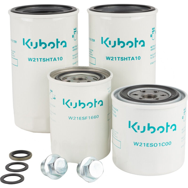 Kubota Service-Kit passend für • M105S • M108S • M5091 H / HC / M5111 H / HC • M5092 H / HC / M5112 H / HC • M8200 DT / DT-CAB • M8540 DTH / M8540 DTHC • M8560 DTH / M8560 DTHC • M9000 DT / DT-CAB / DTL • M9540 DTH / DTHC / DTHL • M9960 DTH / DTHC / DTHL • ME8200 DTH / DTHC • ME9000 DTH / DTHC / DTHL – Bild 3