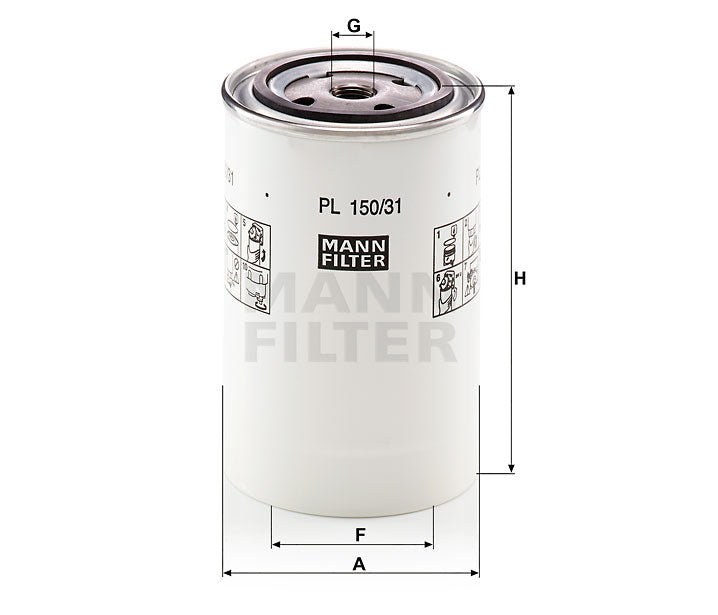 MANN FILTER Kraftstofffilter MANN FILTER
