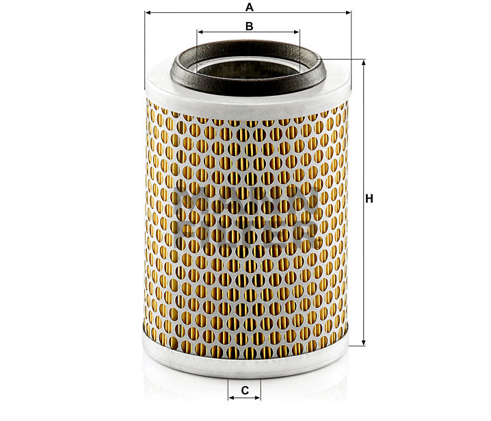 MANN FILTER Luftfilter H (mm) 175 MANN FILTER