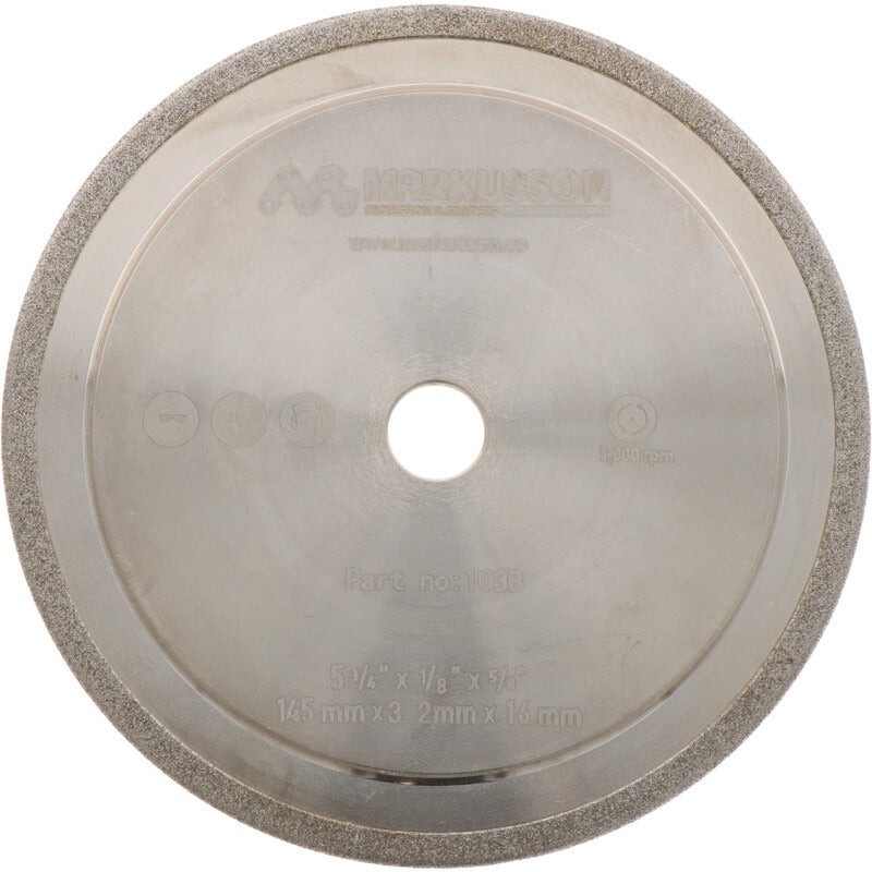 tecomec Diamantschleifscheibe passend für Sägeketten mit Hartmetallbeschichtung passend für Teilung 1/4", 3/8" LoPro,.3