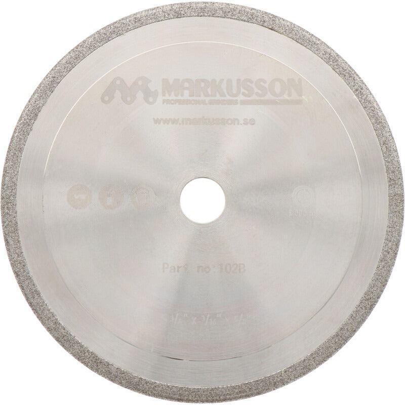tecomec Diamantschleifscheibe passend für Sägeketten mit Hartmetallbeschichtung passend für Teilung.325", 3/8",.404"