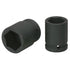 GRANIT BLACK EDITION 1" Sechskant-Kraft-Stecknuss, kurz – 62 mm