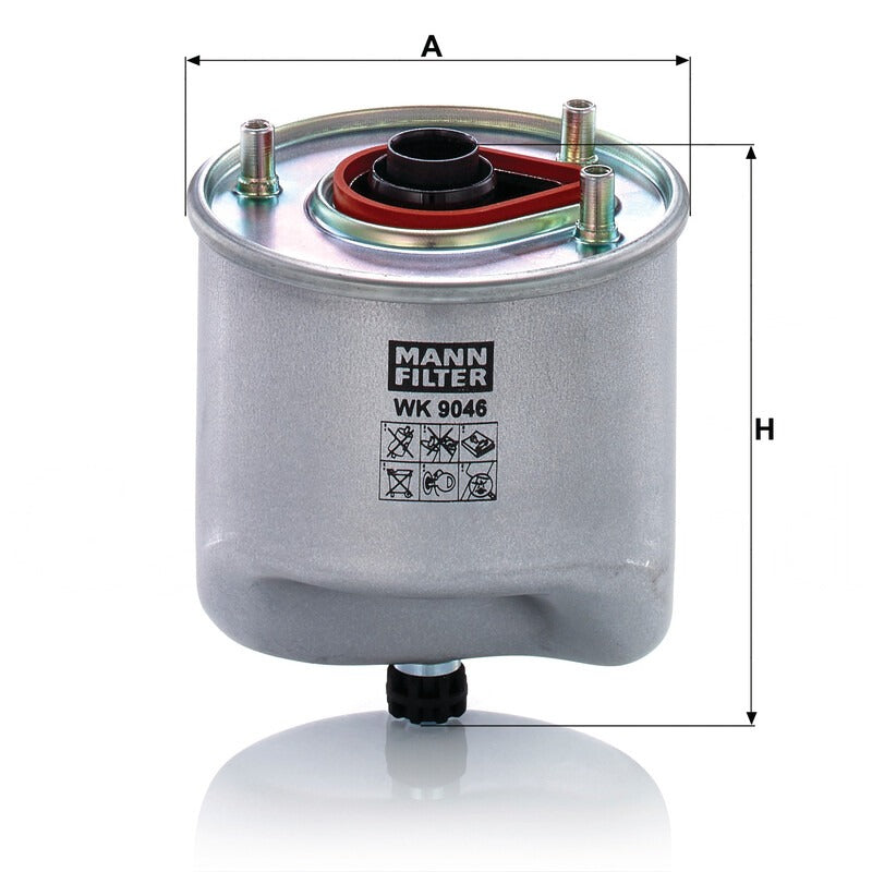 MANN FILTER Kraftstofffilter H (mm) 113 MANN FILTER