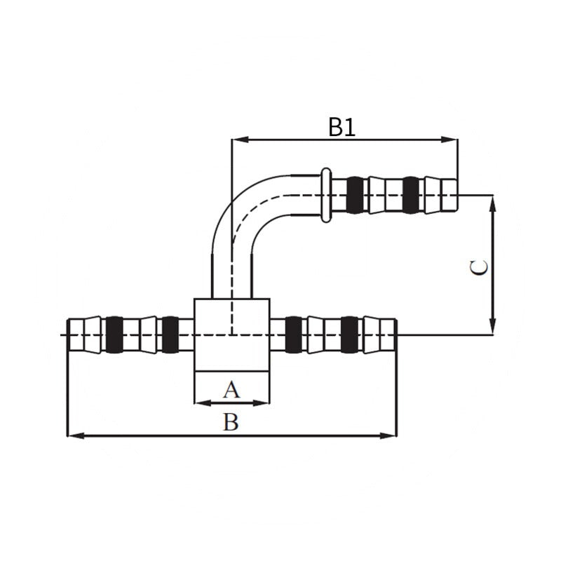 manuli H Fitting 10 10 10