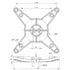 GRANIT Adapterplatte VESA 75/100 passend für VESA 75 / 100 – Bild 2