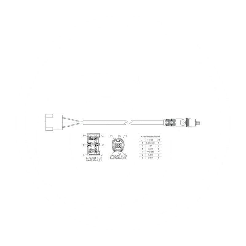 LINAK Signalkabel 1,5m passend für LA33, LA36, LA37 – 1.500 mm