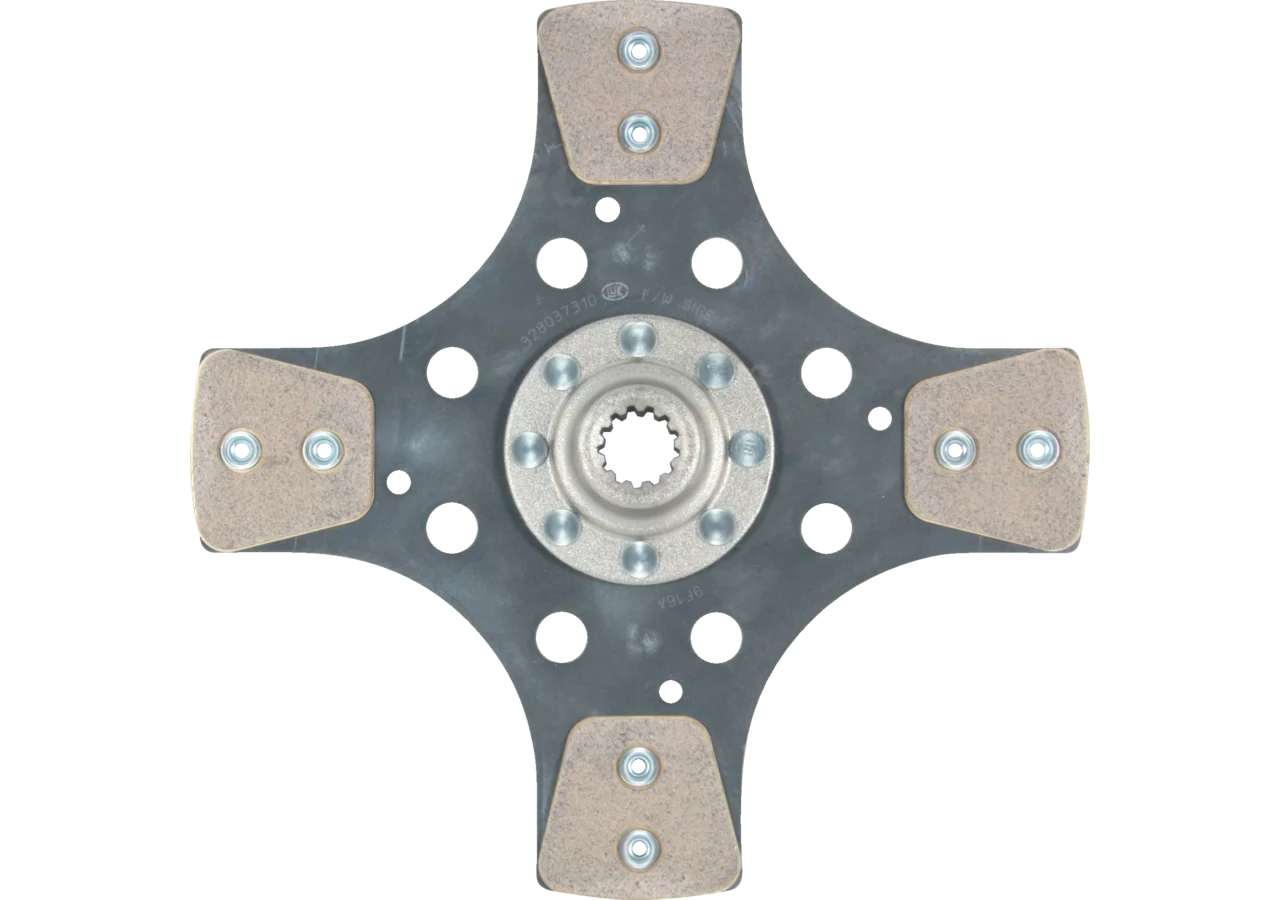 LUK Kupplungsscheibe Zapfwelle 328037310 / 302886601 AD 280 mm Profilart 22,5 x 25 passend zu Renault LUK