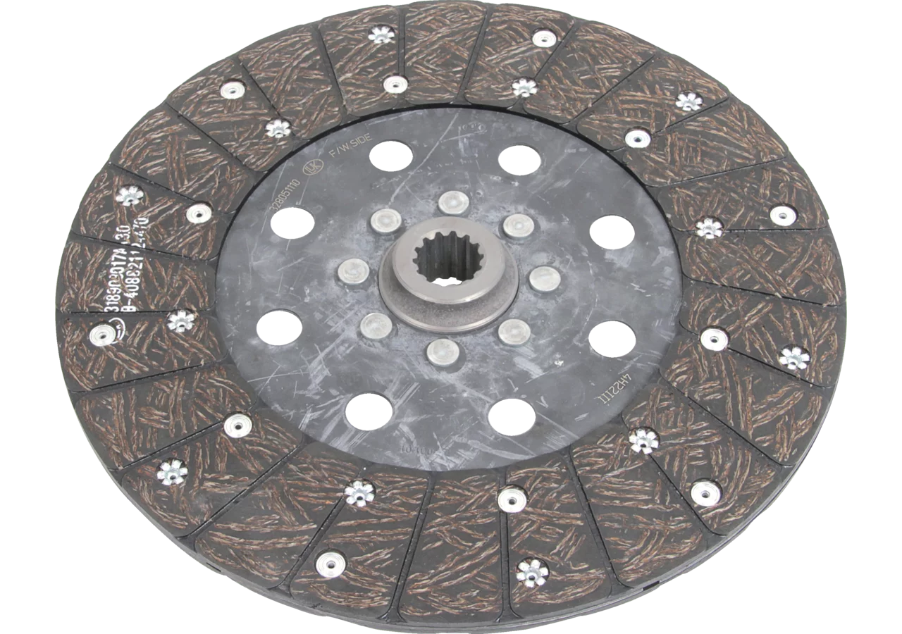 LUK Kupplungsscheibe Zapfwelle 302885200 / 328051110 – AD 280 mm, Zapfwelle motorseitig, lose LUK