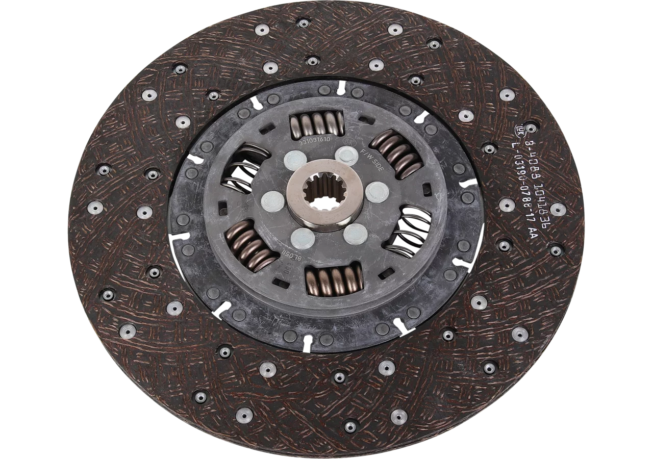 LUK Kupplungsscheibe Zapfwelle, motorseitig, lose AD 310 mm 303115800, 331031610 LUK