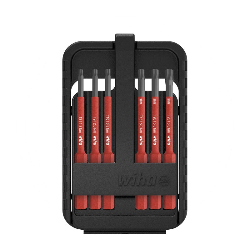 WIHA Bit Set slimBit electric TORX® 6-tlg.