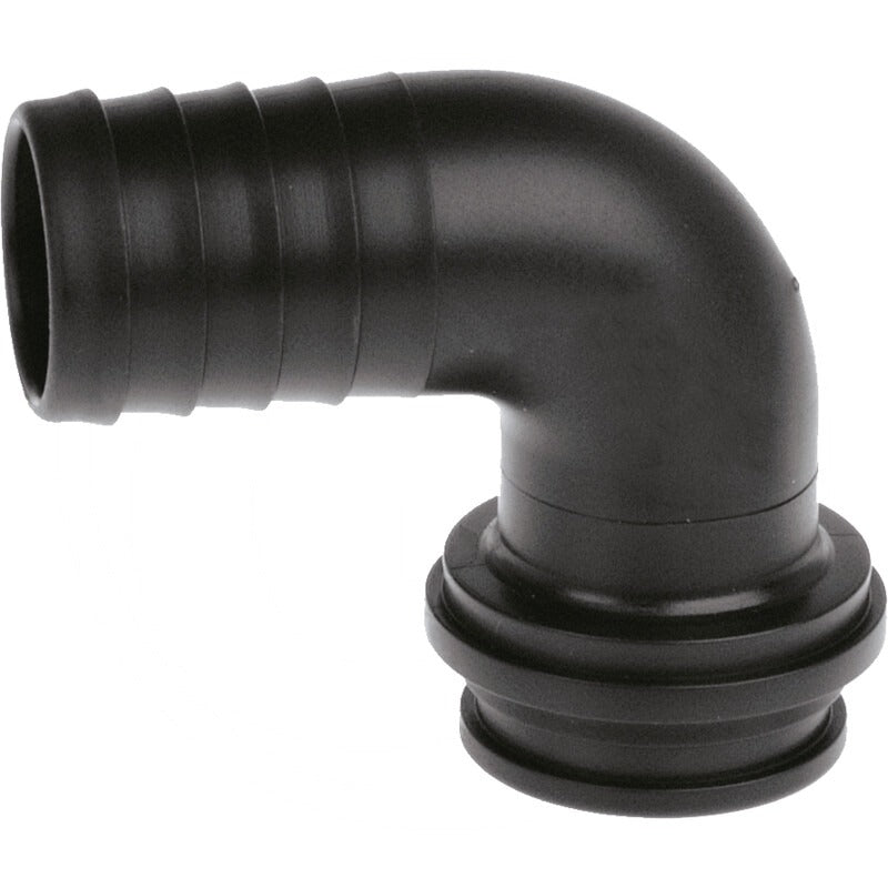 tecomec Bogen 90° mit Schlauchtülle Ø 20 mm