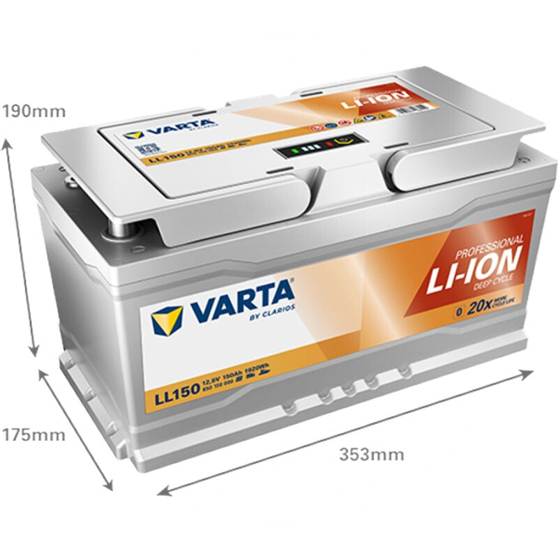 VARTA Professional Li-Ion 12,8V 150AH 1920WH ETN 850150000