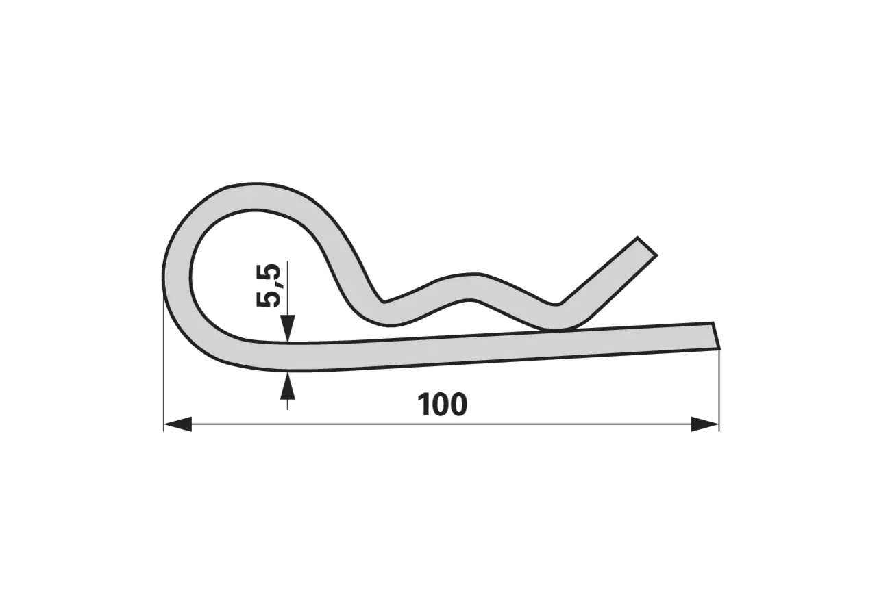 Splint 5,5 mm Fella 122534 Fella