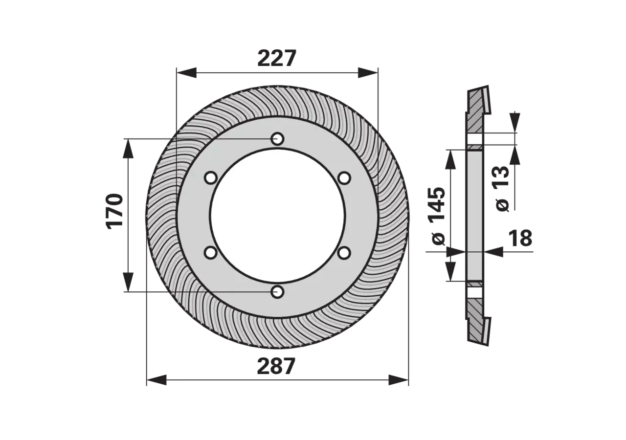 Tellerrad spiralverzahnt Fella 121914 Fella