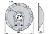 Glocke oben, AD 360 mm Fella 160584 Fella