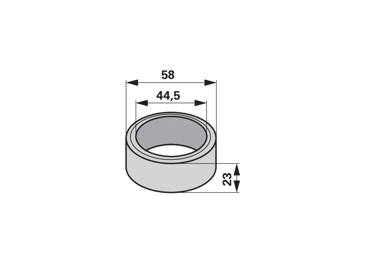 Nadellager AD 58 x ID 44,5 x B 23 mm Fella 121048 Fella