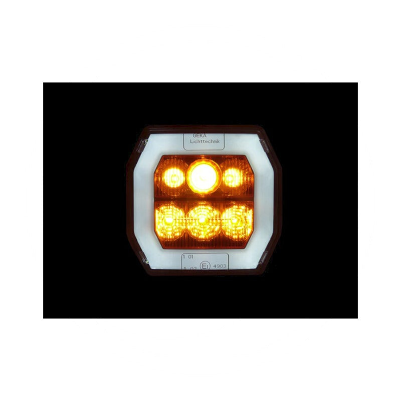 GEKA Blink Positionsleuchte Octagon – Breite 94 mm – Bild 2