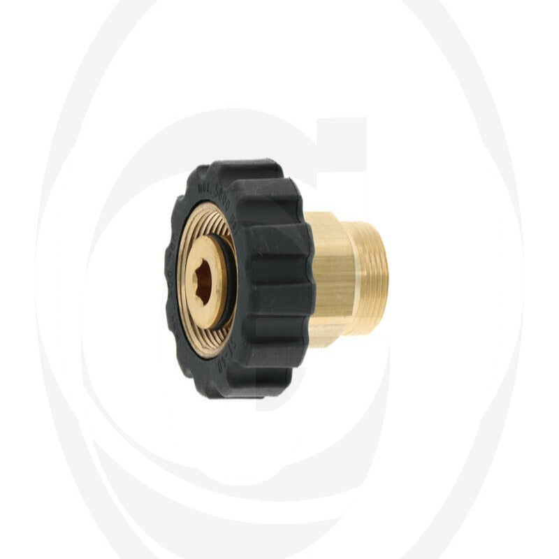 GRANIT Handverschraubung passend für Kärcher – 47 mm Gewinde M18 x 1,5 AG, M22 x 1,5 IG – Bild 2