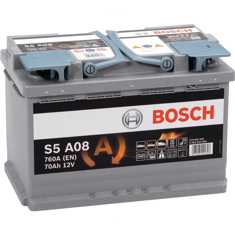BOSCH Batterie S5 A08 12 V / 70 Ah – 278 mm