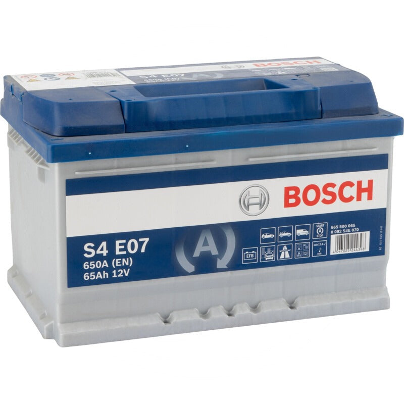 BOSCH Batterie S4 E07 12 V / 65 Ah – 278 mm