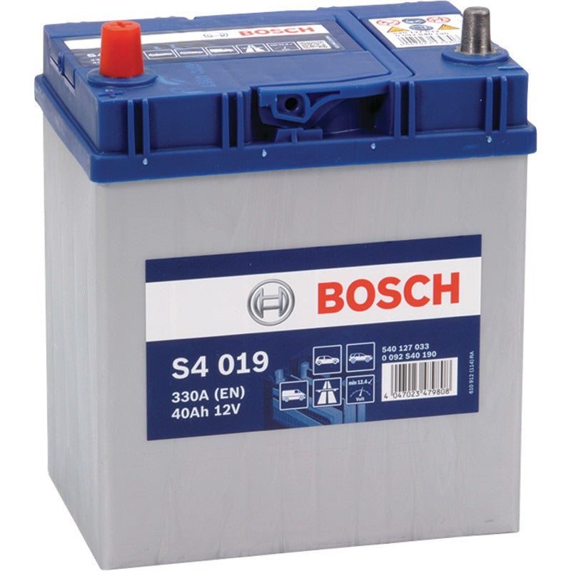 BOSCH Batterie S4 019 12 V / 40 Ah – 187 mm