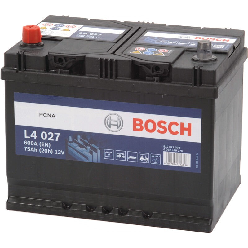 BOSCH Batterie L4 027 12 V / 75 Ah – 272 mm