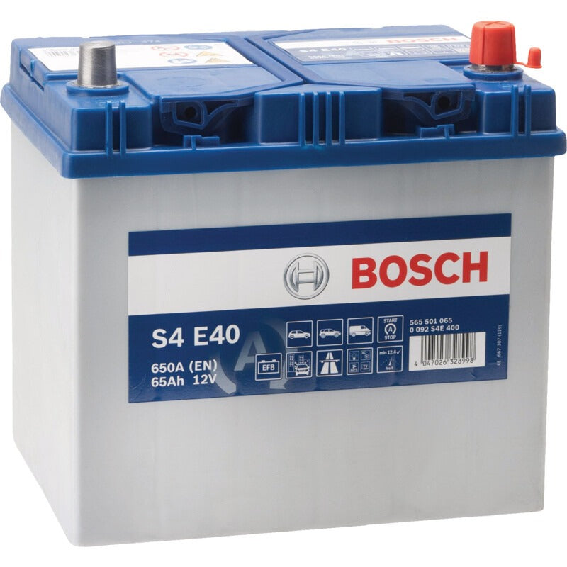 BOSCH Batterie S4 E40 12 V / 65 Ah – 231 mm