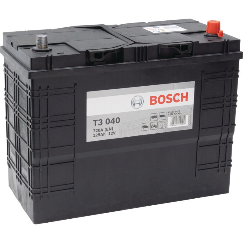 BOSCH Batterie T3 040 12 V / 125 Ah – 349 mm – 0092T30401