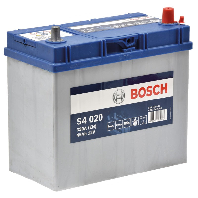 BOSCH Batterie S4 020 12 V / 45 Ah – 238 mm