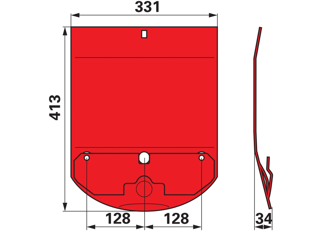 Kufe mitte Stoll JF3087775X GartenShop24