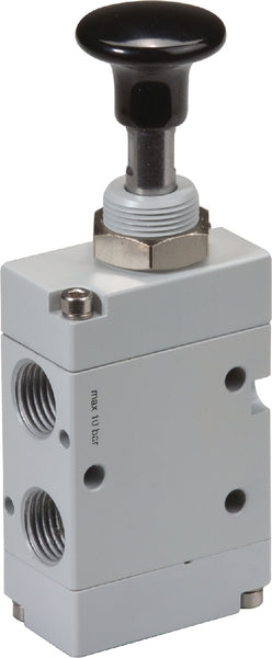 3/2-Wege-Knopfhebelventil 1/4"