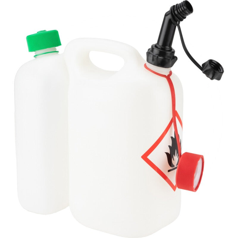 hünersdorff Doppelkanister Inhalt • 5,5 Liter Kraftstoffgemisch • 3