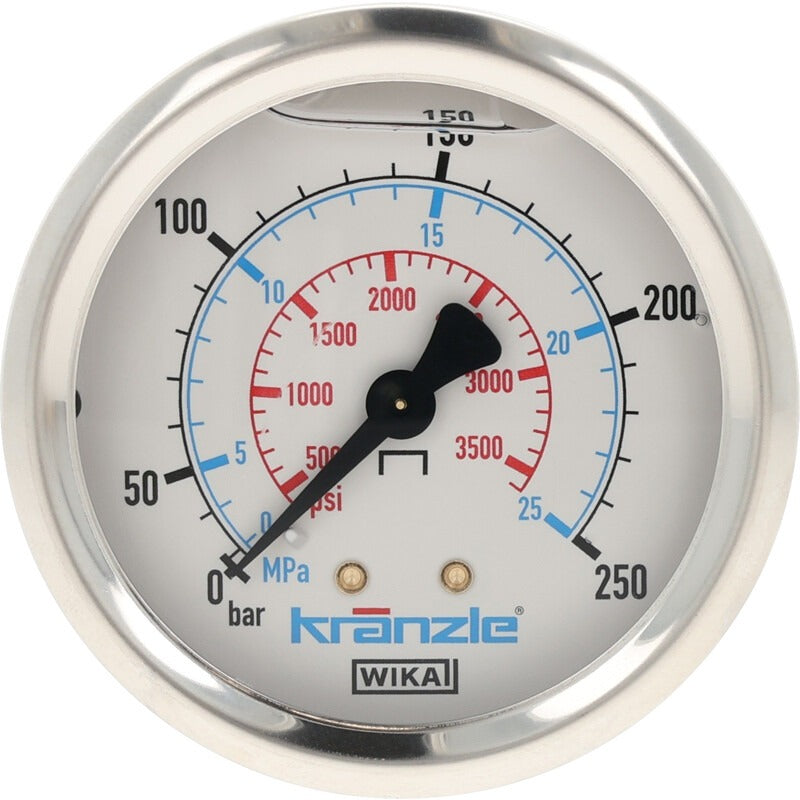 Kränzle Manometer Druckbereich (bar) 0 - 250