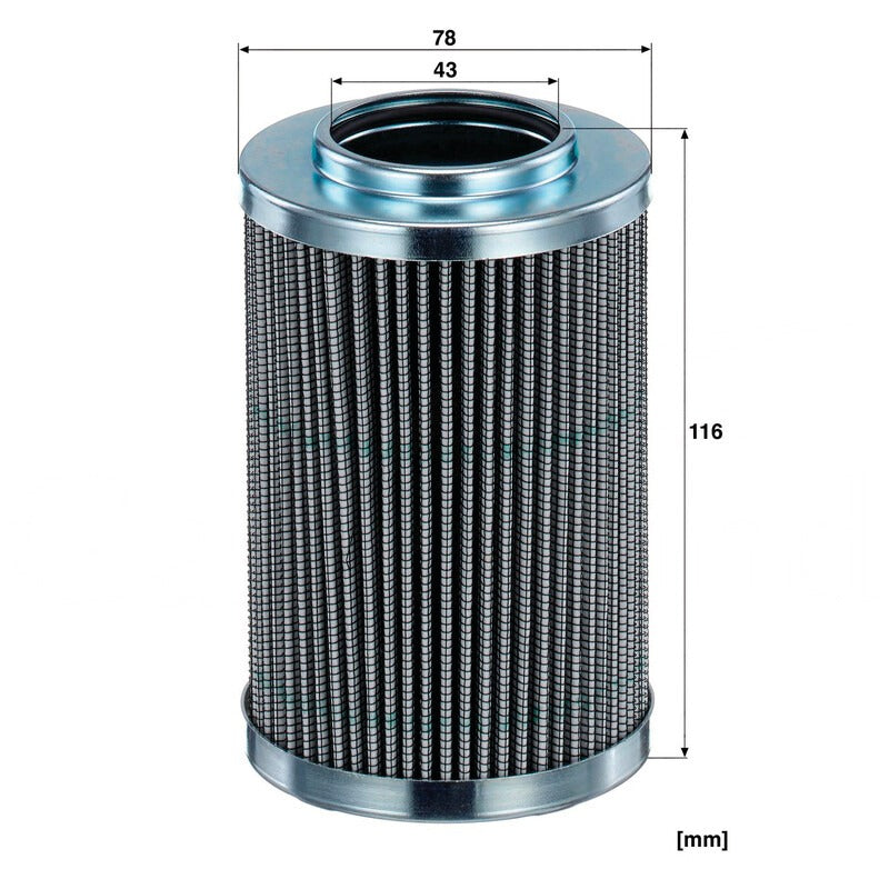 MANN FILTER Hydraulikölfilter B (mm) 43 MANN FILTER